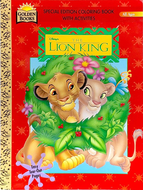 Lion King, The Coloring and Activity Book