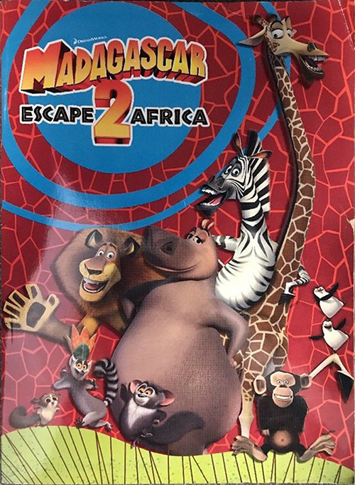 Madagascar 2 Coloring Book Escape 2 Africa Gloria and Moto Moto coloring  pages 