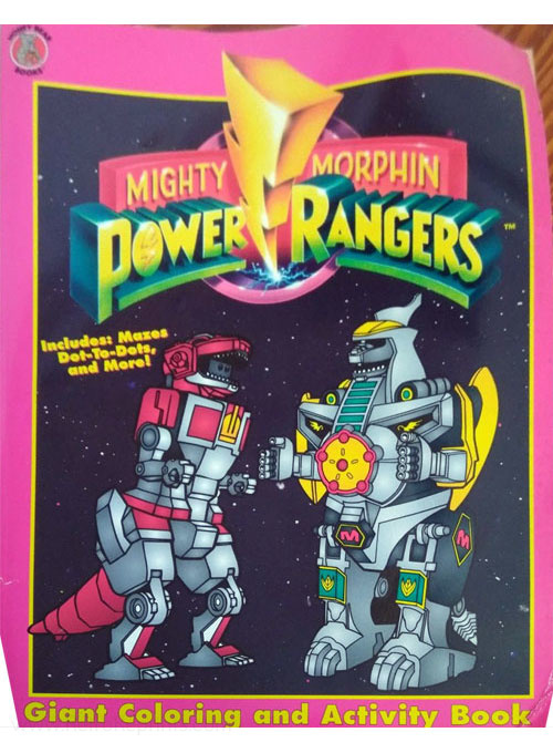 Mighty Morphin Power Rangers Coloring and Activity Book