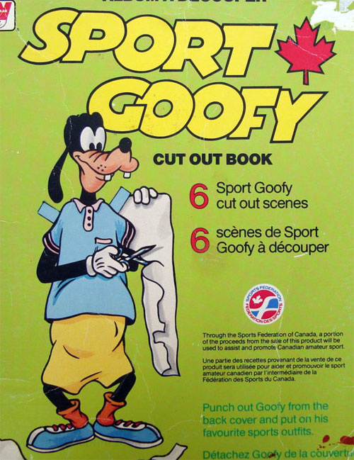 Goofy Cut-Out Book