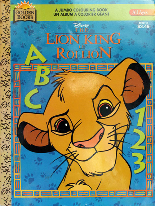 Lion King, The Coloring Book