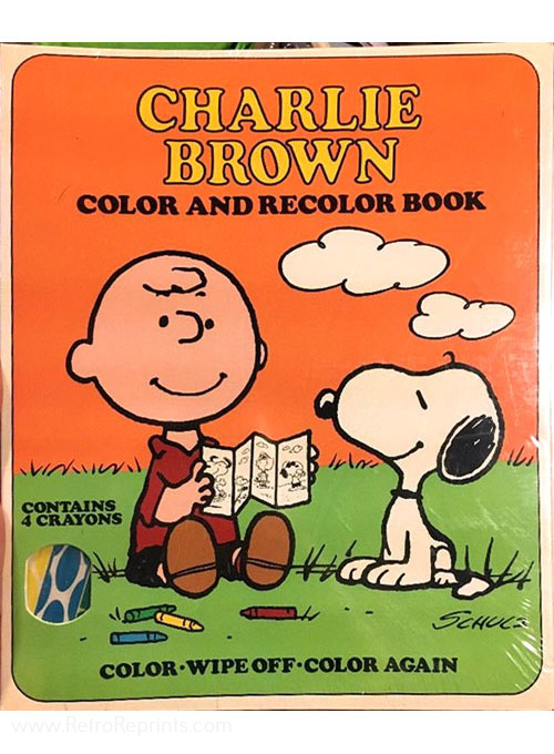 Peanuts Color and Recolor Book
