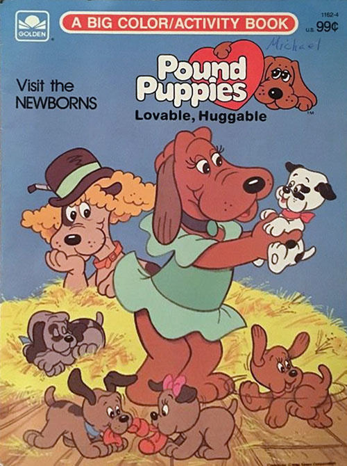 Pound Puppies Visit the Newborns