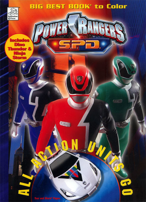 Power Rangers S.P.D. All Action Units Go