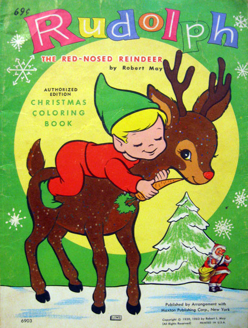 Rudolph the Red-Nosed Reindeer Coloring Book