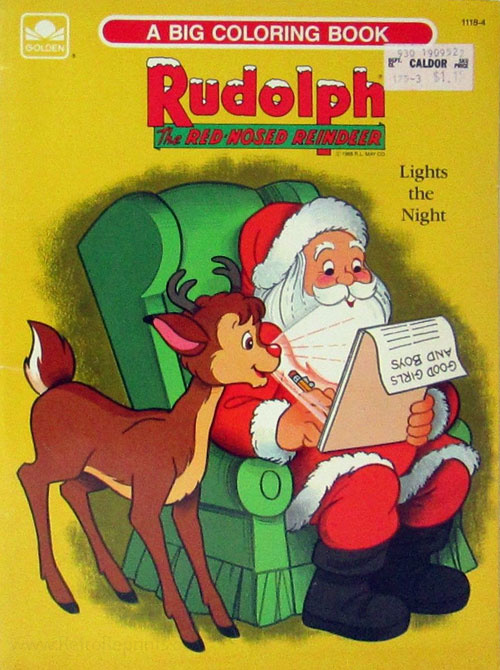 Rudolph the Red-Nosed Reindeer Coloring Book