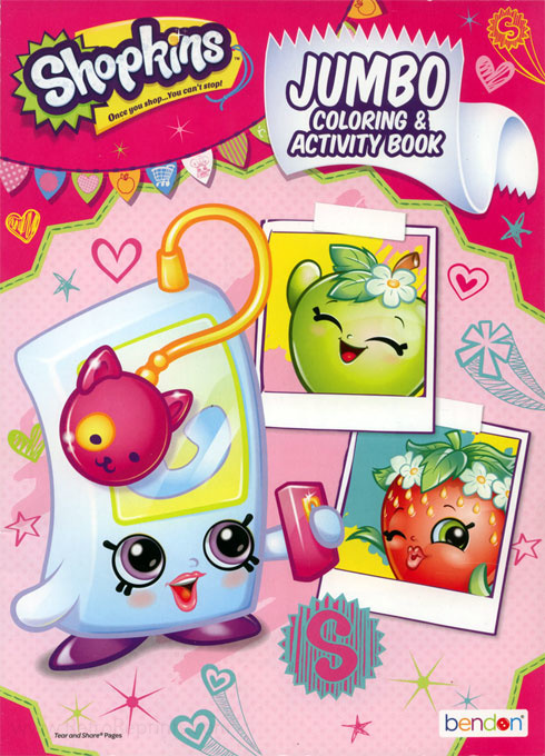 Shopkins Coloring and Activity Book