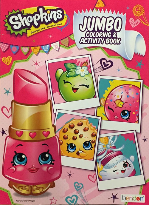 Shopkins Coloring and Activity Book