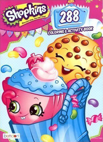 Shopkins Coloring and Activity Book