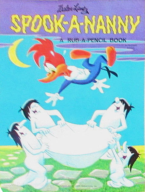 Woody Woodpecker Spook-a-Nanny Rub-a-Pencil