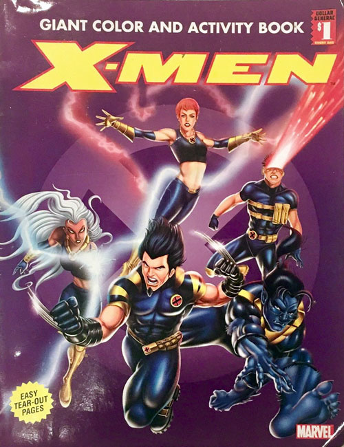 X-Men Coloring and Activity Book