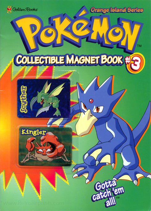 Pokemon Collectible Magnet Book 3