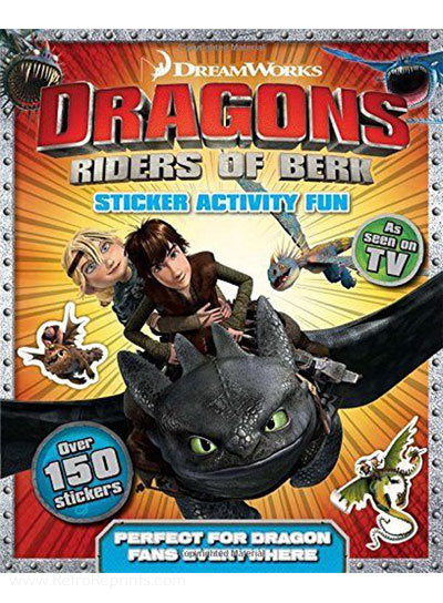 Dragons: Riders of Berk Sticker Activity Book