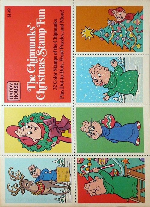 Alvin and the Chipmunks Christmas Stamp Fun