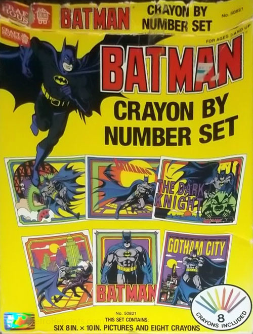 Batman Crayon by Number