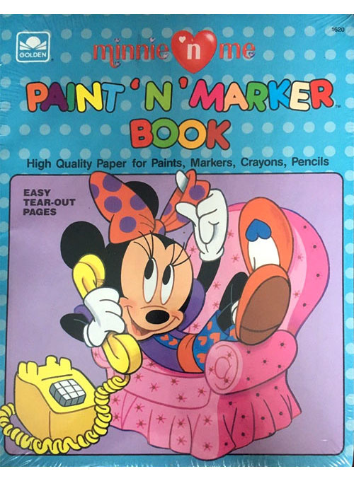 Minnie Mouse Coloring Books Coloring Books at Retro Reprints The