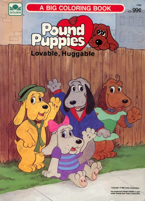 Pound Puppies Coloring Book