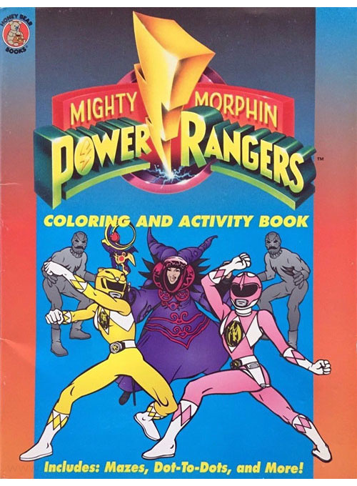 Power Rangers,retro Coloring Books ,classic Book, Mighty Morphin