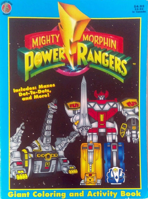 Mighty Morphin Power Rangers Coloring & Activity Book