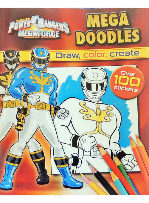 Power Rangers Megaforce Mega Doodles