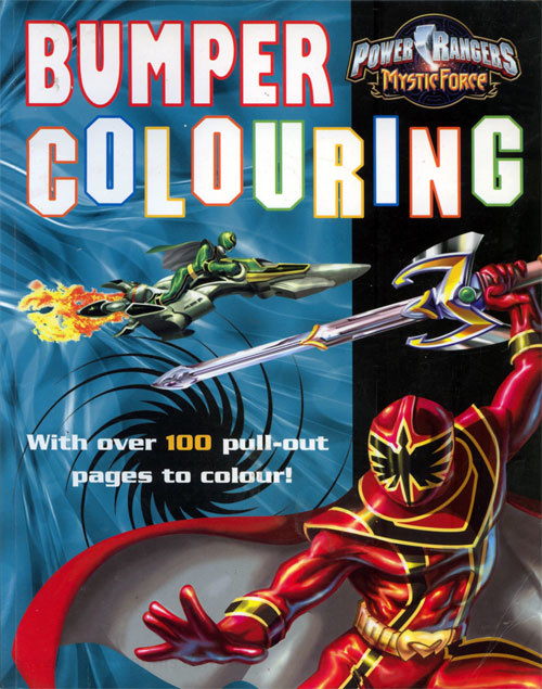 Power Rangers Mystic Force Bumper Colouring