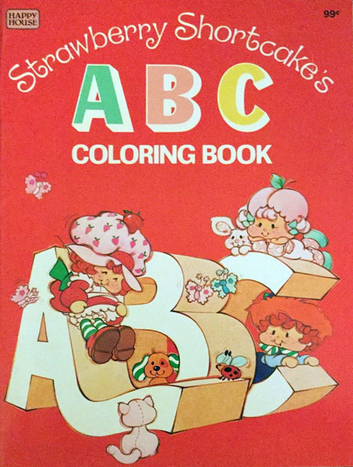 Strawberry Shortcake (1st Gen) ABC Coloring Book