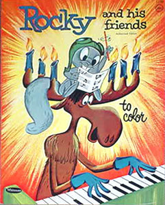 Rocky and Bullwinkle To Color