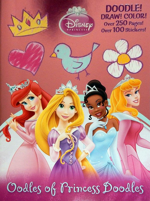 Princesses, Disney Oodles of Princess Doodles