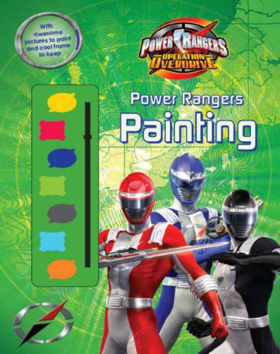 Power Rangers Operation Overdrive Paint Book