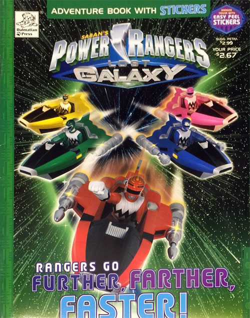 Power Rangers Lost Galaxy Coloring Books | Coloring Books ...