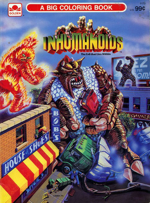 Inhumanoids Coloring Book