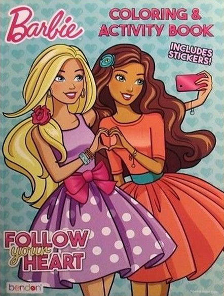 Barbie Coloring and Activity Book with Stickers