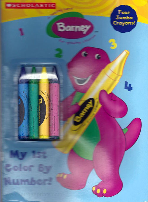 Barney & Friends My 1st Color by Number!