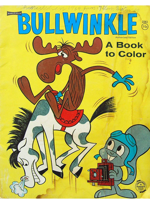 Rocky and Bullwinkle Coloring Book