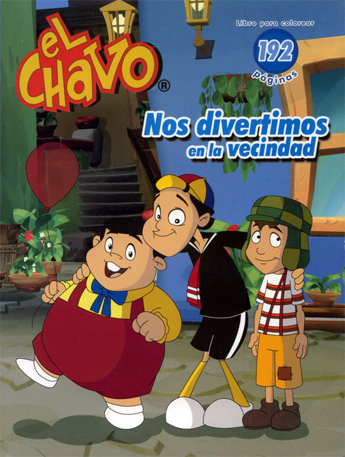 SET 1 DE LIBROS PARA COLOREAR DE EL CHAVO COLORING BOOKS