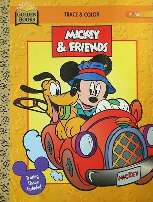 Mickey Mouse and Friends Coloring Book