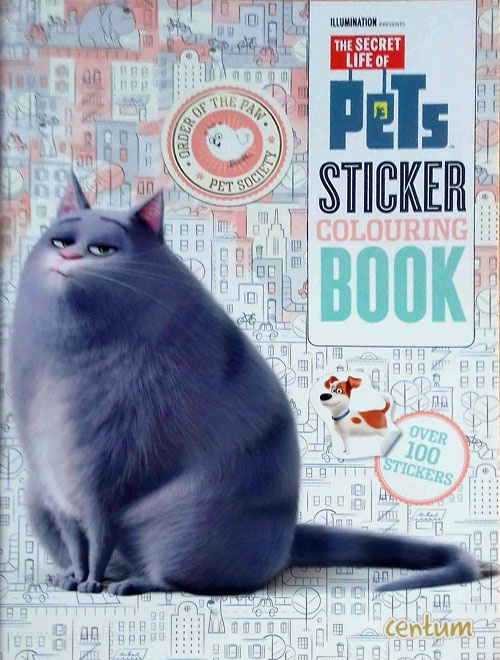 Secret Life of Pets, The Stencil Coloring Book