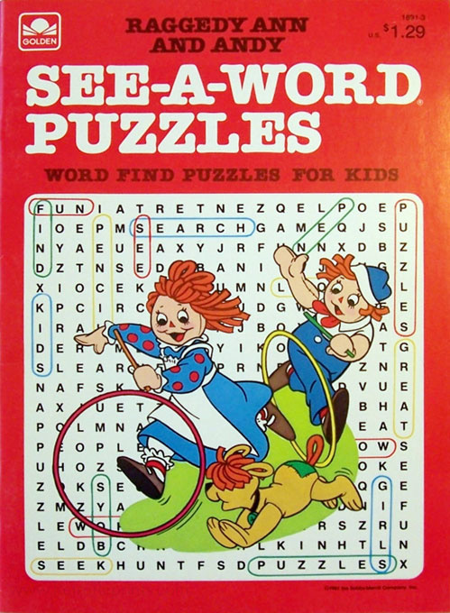 Raggedy Ann & Andy See-a-Word Puzzles