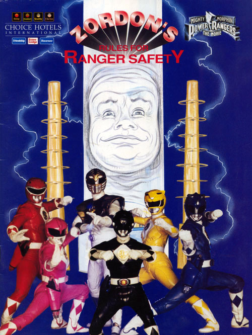 Power Rangers: The Movie Rules for Ranger Safety
