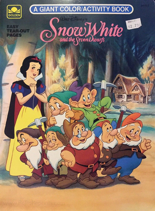 Snow White & the Seven Dwarfs Coloring & Activity Book