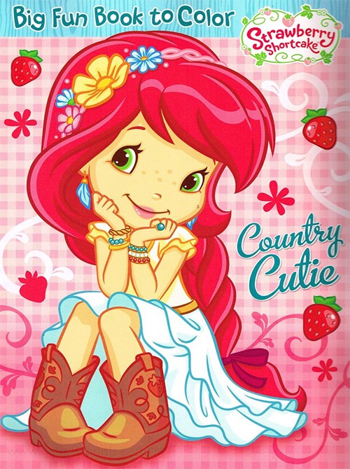Strawberry Shortcake Coloring Book Cowgirl Cutie