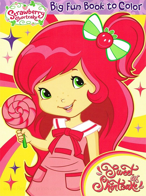 Strawberry Shortcake (5th Gen) Sweet Shortcake  Coloring Books at Retro  Reprints - The world's largest coloring book archive!