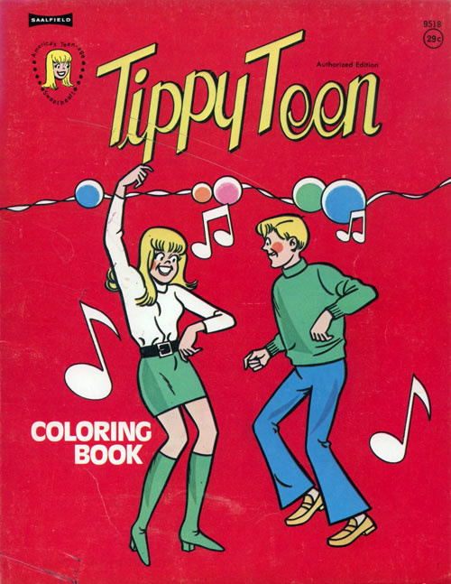 Comic Strips Tippy Teen Coloring Book