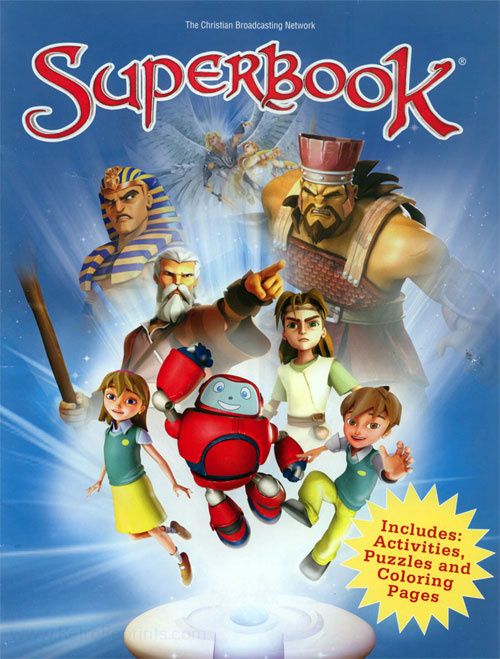 Superbook (reboot) Coloring and Activity Book