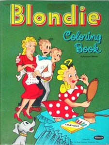 Blondie Coloring Book