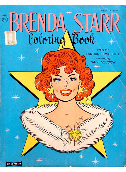 Comic Strips Brenda Starr Coloring Book