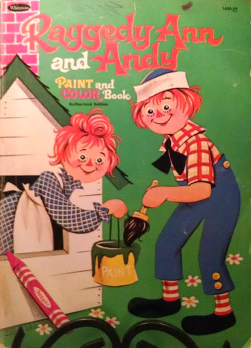 Raggedy Ann & Andy Paint and Color Book