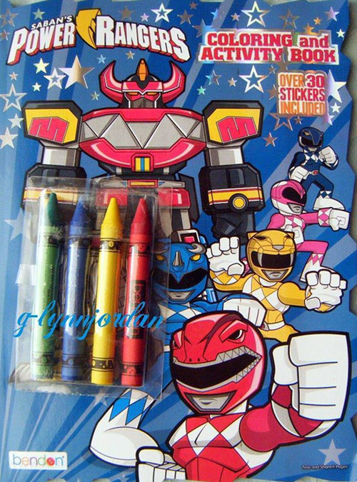 Mighty Morphin Power Rangers Coloring and Activity Book