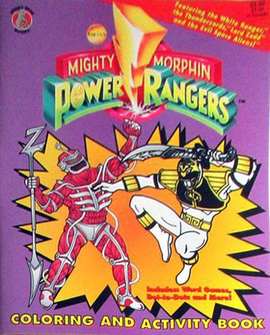 Power Rangers,retro Coloring Books ,classic Book, Mighty Morphin