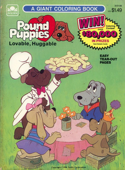 Pound Puppies Coloring Books  Coloring Books at Retro Reprints